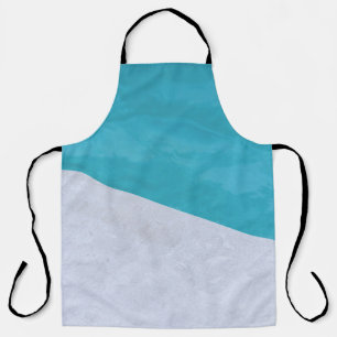 Empty gray floor beside pool apron