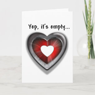 Empty Heart Holiday Card