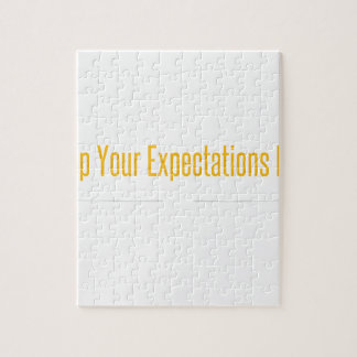 Empty Mind White Jigsaw Puzzle