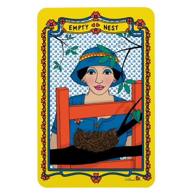 Empty Nest_B_4x6 Refrigerator Magnet (Vertical)