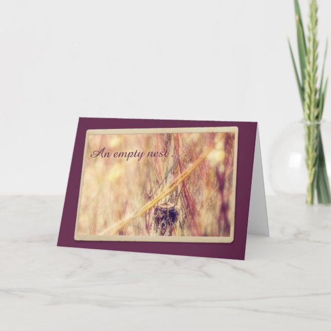 Empty Nest Encouragement Card (Front)