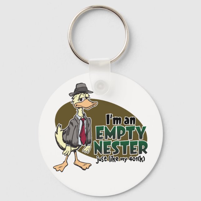 Empty Nest Key Ring (Front)