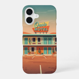 Empty Parking Motel iPhone 16 Case