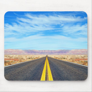 Empty road mouse mat