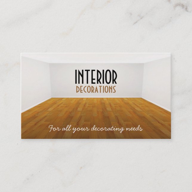 Empty Room Business Card (Front)