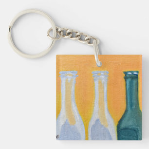 Empty Soda Bottles Key Ring
