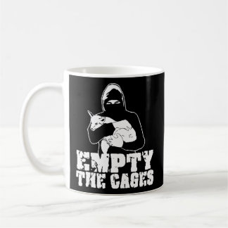 Empty The Cages Alf Animal Liberation Front Vegan Coffee Mug