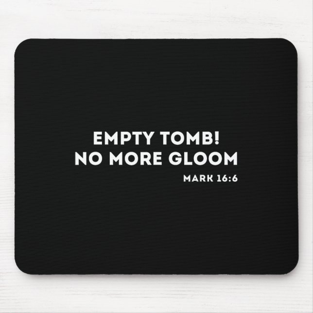 Empty Tomb Jesus Easter Christian  Mouse Mat (Front)
