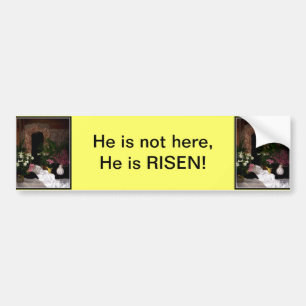 Empty Tomb of Easter Bumper Sticker