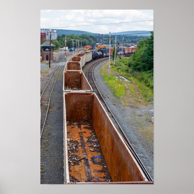 Empty Train Cars Poster (Front)