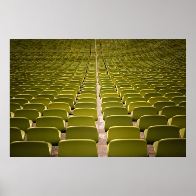 Empty yellow chair lot poster (Front)