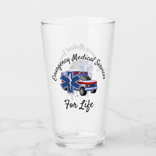 EMS Ambulance For Life Glass