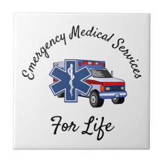 EMS Ambulance For Life Tile