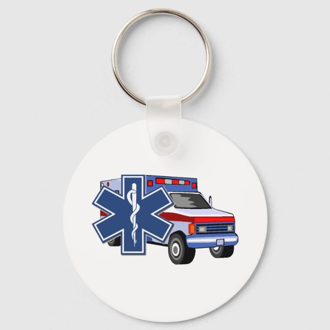 EMS Ambulance Key Ring (Front)