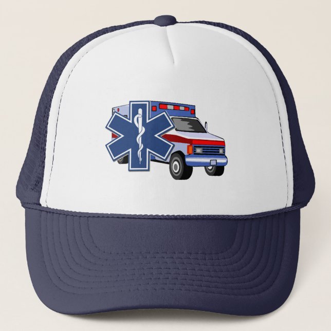 EMS Ambulance Trucker Hat (Front)