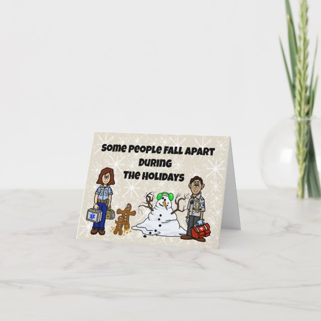 EMS Christmas Thank You Card   (Front)