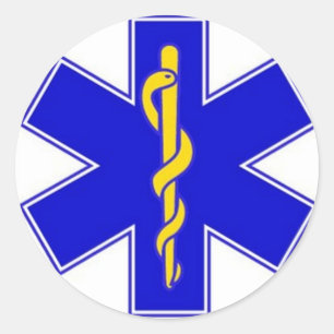 EMS CLASSIC ROUND STICKER