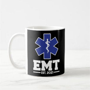 EMS Emergency EMT Est. 2021 Student Graduation Coffee Mug