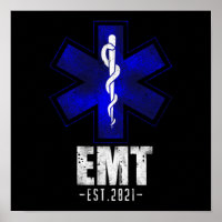 EMS Emergency EMT Est. 2021 Student Graduation