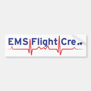 EMS Flight Crew (fwd banner) Bumper Sticker