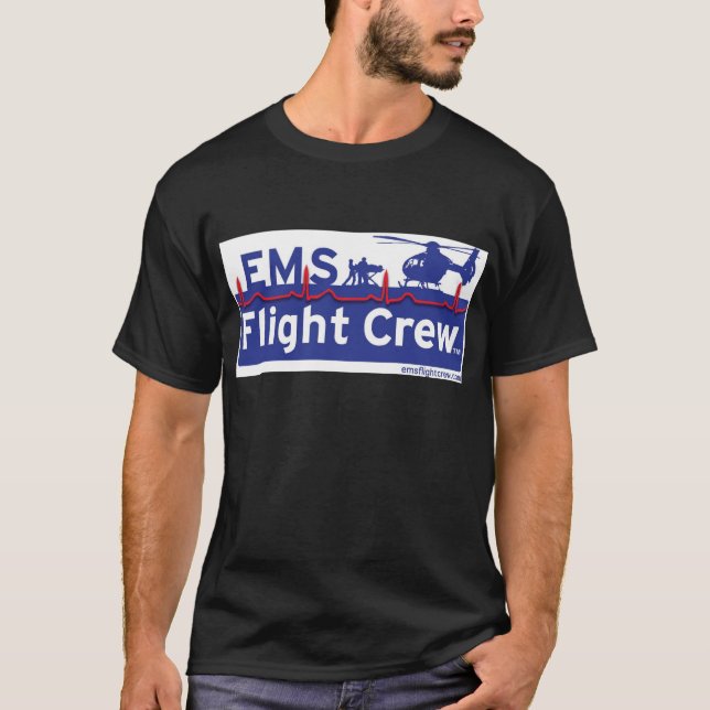 EMS Flight Crew Helicopter Alternate Logo T-Shirt (Front)