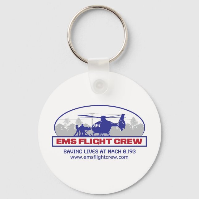 EMS Flight Crew Rotorwing Key Ring (Front)