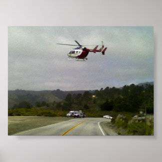 EMS Helicopter Poster