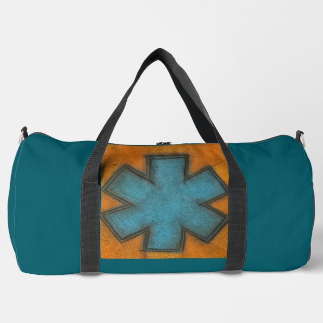EMS Orange star of life Duffel bag (Front)