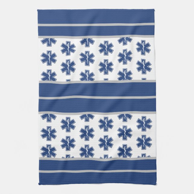 EMS Paramedics and EMT   Tea Towel (Vertical)