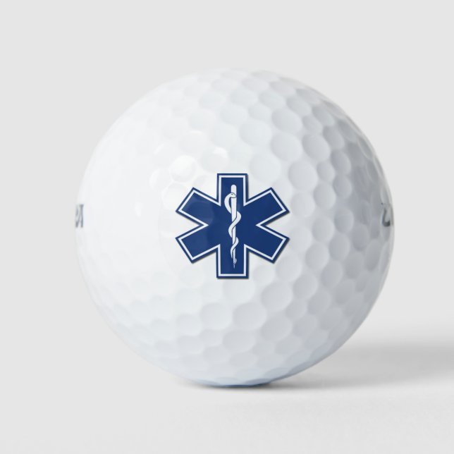 EMS Star of Life  Golf Balls (Front)