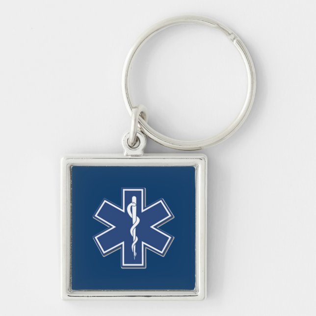 EMS Star of Life Key Ring (Front)