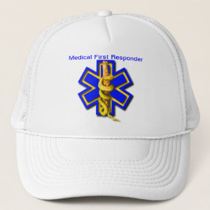 EMS Star of Life Medical First Responder Trucker Hat