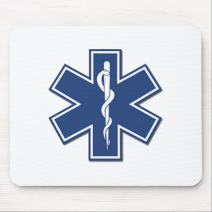 EMS Star of Life Mouse Mat