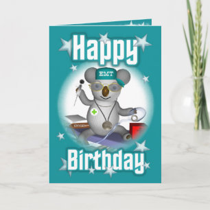 EMT Birthday Koala Card
