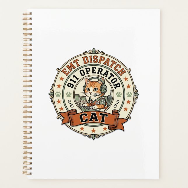 EMT Dispatch 911 Operator Cat EMT Dispatch 911 Ope Planner (Front)
