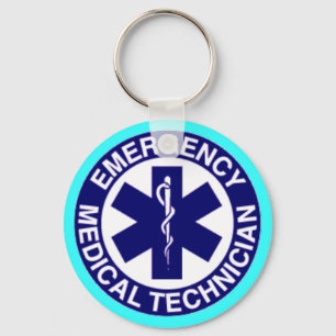 EMT Emergency Medical Technician Key Ring