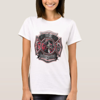 EMT Firefighter red. T-Shirt