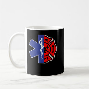 EMT Firefighter Shirt Firefighter Two Sided EMS Gi Coffee Mug