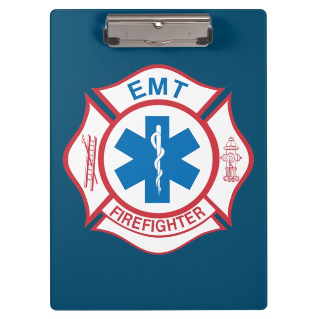 EMT Firefighter Symbol Clipboard (Front)