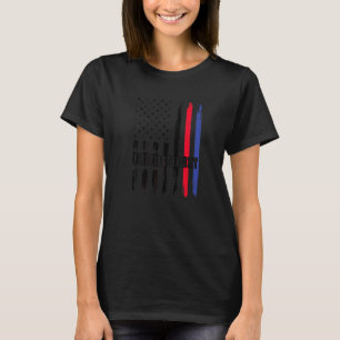 Emt Firefighter Us Flag Firefighter Emt Paramedic  T-Shirt