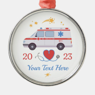 EMT Ornament Personalised Nurse Ornament