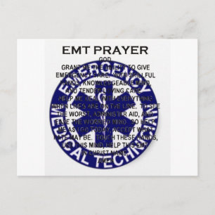 EMT Prayer Postcard