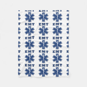 EMT Star of Life Fleece Blanket
