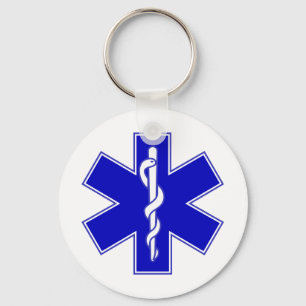 EMT Star of Life Key Ring