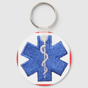 EMT Star of Life Keychain