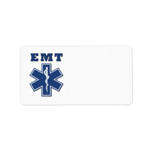 EMT Star of Life Label