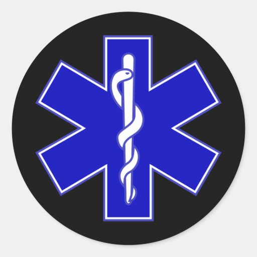 Image of EMT Star of life sticker