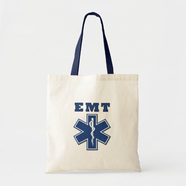 EMT Star of Life Tote Bag (Front)