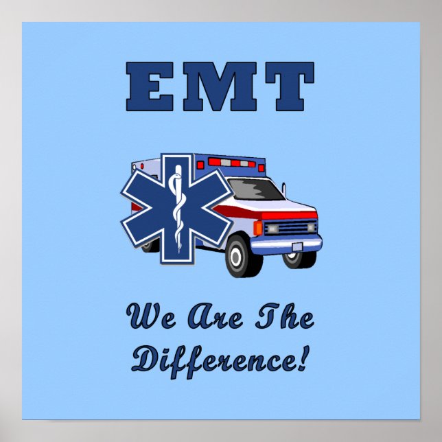 EMT We Are The Difference Poster (Front)