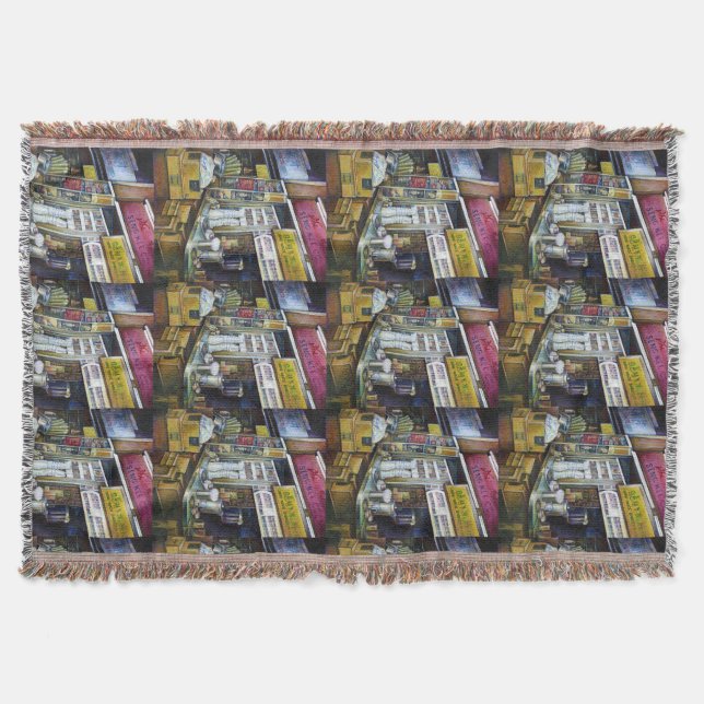 Emtionally charged Forces of Light, Singapore Throw Blanket (Front)